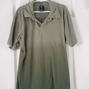 GAP Boys ombre green polo shirt size M